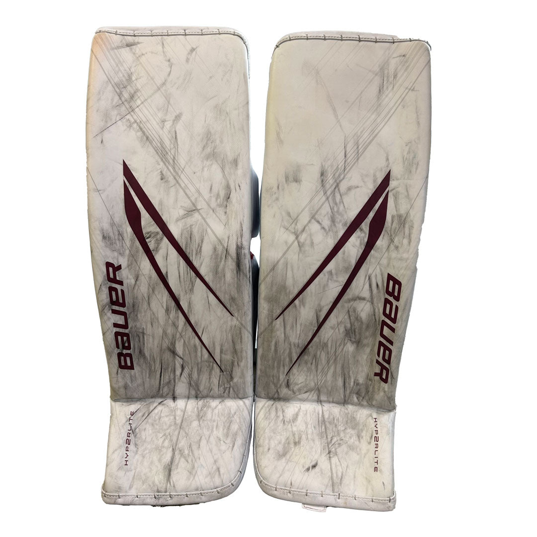 Bauer Vapor Hyperlite 2 - Ensemble complet de gardien de but Pro Stock d'occasion (blanc/rouge)